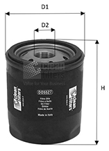 DO5527 Olejový filter CLEAN FILTERS