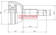 7126 Sada kĺbov hnacieho hriadeľa KAMOKA