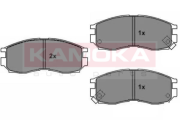 JQ1011528 Sada brzdových platničiek kotúčovej brzdy KAMOKA