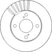 NBD2052 Brzdový kotúč NATIONAL