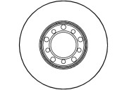 NBD235 Brzdový kotúč NATIONAL