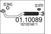 01.10089 Výfukové potrubie MTS