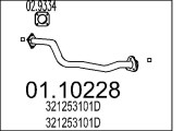 01.10228 Výfukové potrubie MTS