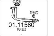01.11580 Výfukové potrubie MTS