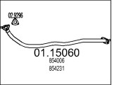 01.15060 Výfukové potrubie MTS