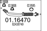 01.16470 Výfukové potrubie MTS