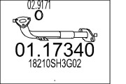 01.17340 Výfukové potrubie MTS