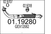 01.19280 Výfukové potrubie MTS