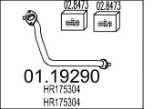 01.19290 Výfukové potrubie MTS