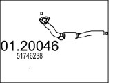 01.20046 Výfukové potrubie MTS