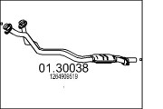 01.30038 Predný tlmič výfuku MTS