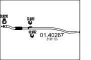 01.40267 Výfukové potrubie MTS