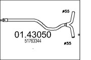01.43050 Výfukové potrubie MTS