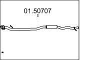 01.50707 Stredný tlmič výfuku MTS