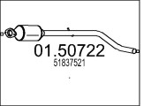 01.50722 Stredný tlmič výfuku MTS