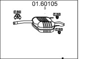 01.60105 Koncový tlmič výfuku MTS