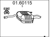 01.60115 Koncový tlmič výfuku MTS