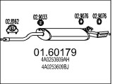 01.60179 Koncový tlmič výfuku MTS