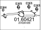 01.60421 Koncový tlmič výfuku MTS