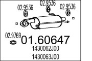 01.60647 Koncový tlmič výfuku MTS