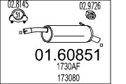 01.60851 Koncový tlmič výfuku MTS