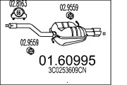 01.60995 Koncový tlmič výfuku MTS