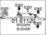01.61120 Koncový tlmič výfuku MTS