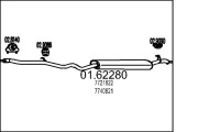 01.62280 Koncový tlmič výfuku MTS