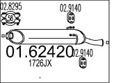 01.62420 Koncový tlmič výfuku MTS