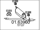 01.63960 Koncový tlmič výfuku MTS