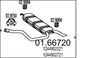 01.66720 Koncový tlmič výfuku MTS