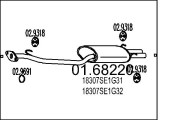 01.68220 Koncový tlmič výfuku MTS