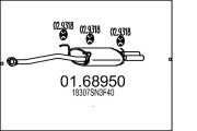 01.68950 Koncový tlmič výfuku MTS