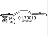 01.70019 Výfukové potrubie MTS