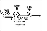 01.93960 Koncový tlmič výfuku MTS