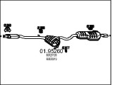 01.95260 Koncový tlmič výfuku MTS