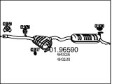 01.96590 Koncový tlmič výfuku MTS