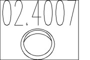 02.4007 Tesniaci krúżok pre výfuk. trubku MTS