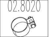 02.8020 Spojka trubiek výfukového systému MTS
