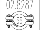 02.8287 Spojka trubiek výfukového systému MTS