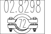 02.8298 Spojka trubiek výfukového systému MTS