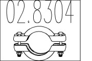 02.8304 Spojka trubiek výfukového systému MTS