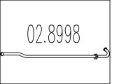 02.8998 Spojka trubiek výfukového systému MTS