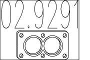 02.9291 Tesnenie výfukovej trubky MTS