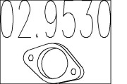 02.9530 Tesnenie výfukovej trubky MTS