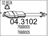 04.3102 Katalyzátor MTS