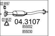 04.3107 Katalyzátor MTS