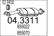 04.3311 Katalyzátor MTS