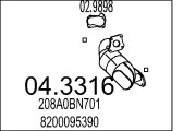 04.3316 Katalyzátor MTS