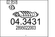 04.3431 Katalyzátor MTS